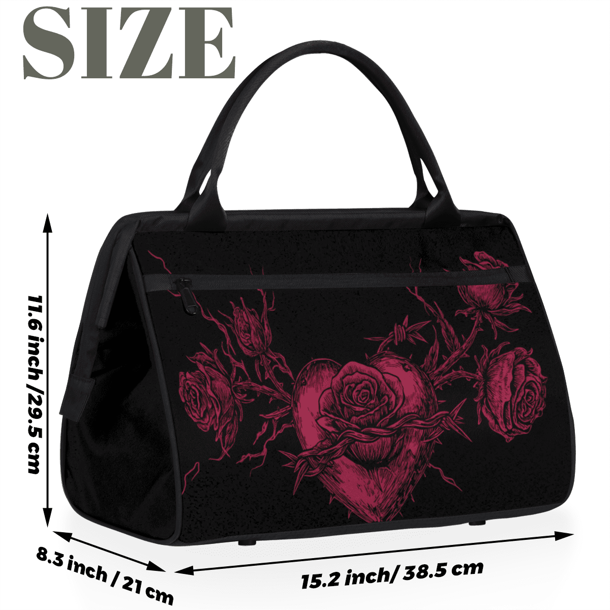 Travel Duffle Bag, Travel Sports Bag Waterproof Tear-Resistant Weekender Carry On Tote for Gym, Overnight Trip & Outdoor Activities