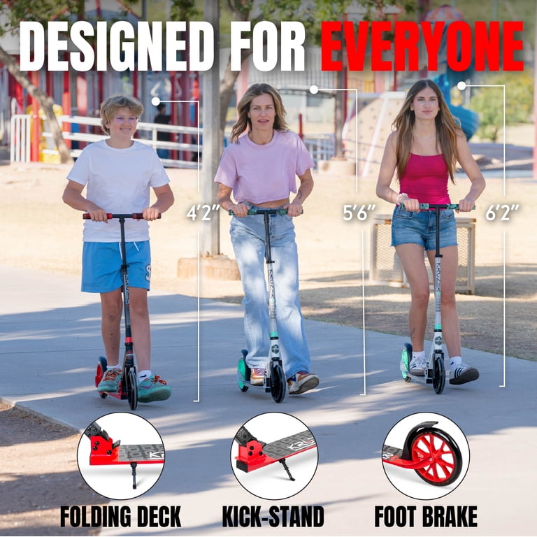 Madd Gear Kruzer 200 Folding Commuter Kick Scooter ‚Äì Lightweight