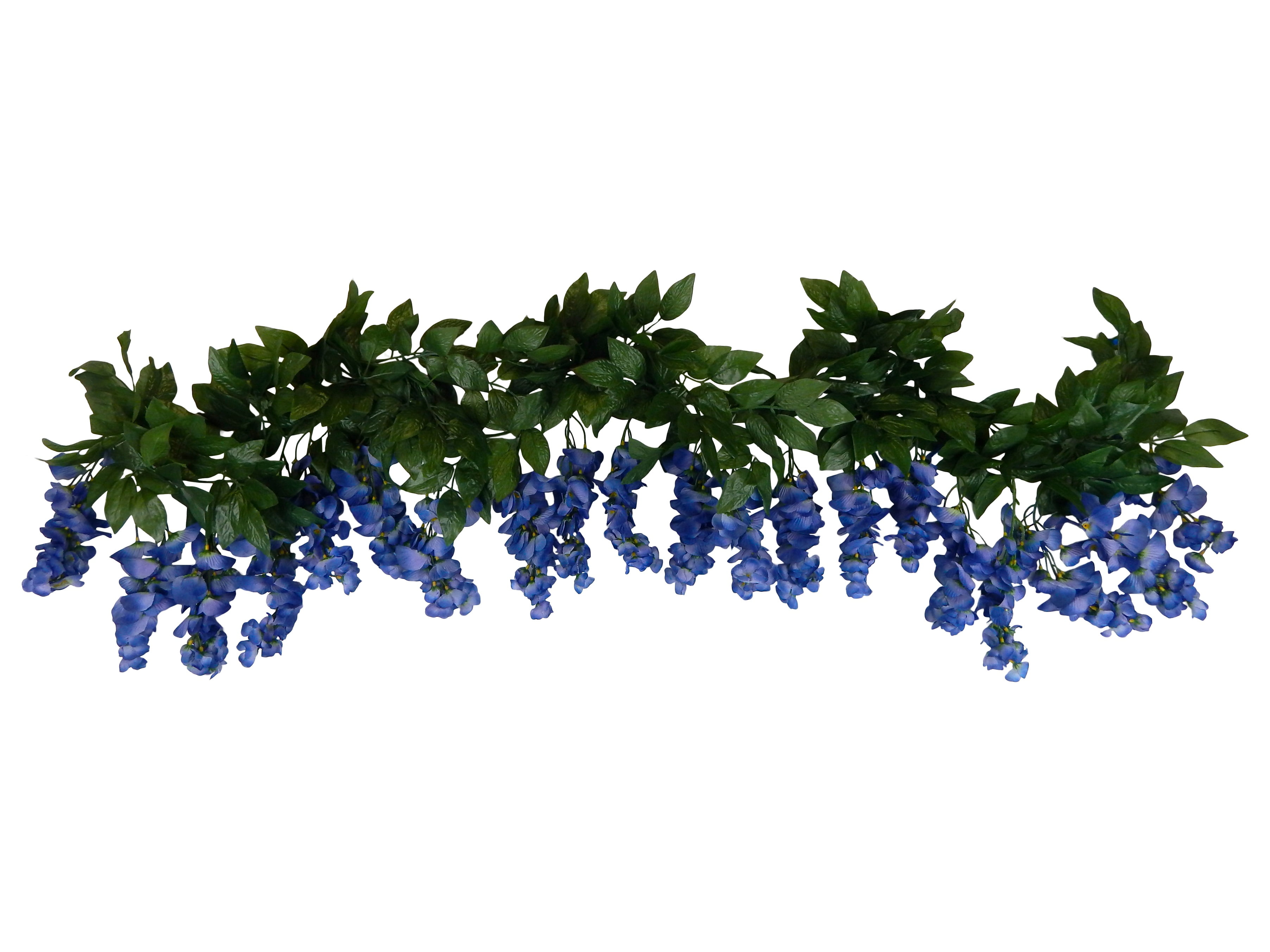 Silk Flower Depot Two Artificial Long Wisteria Blossom