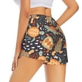 thumbnail image 3 of Haiem Turtles and Sea Plants Women's 2 in 1 Running Shorts - Lightweight Athletic Workout Gym Yoga Breathable Sports Shorts Liner with Phone Pockets-Small, 3 of 9