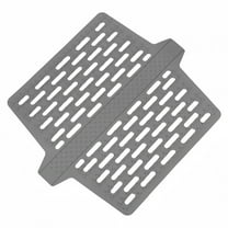 Lierteer Silicone Sink Saddle Mat for Kitchen Double Sink Protector Heat Resistant Pad