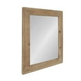thumbnail image 2 of Kate and Laurel Garvey Wood Framed Wall Mirror, 36x30, Rustic Brown, 2 of 4