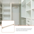 thumbnail image 5 of Hytrove Clothing Rod For Closet Wardrobe Clothes Rail Synthetic Material Adults 1 Set 19.7X2X2In, 5 of 6