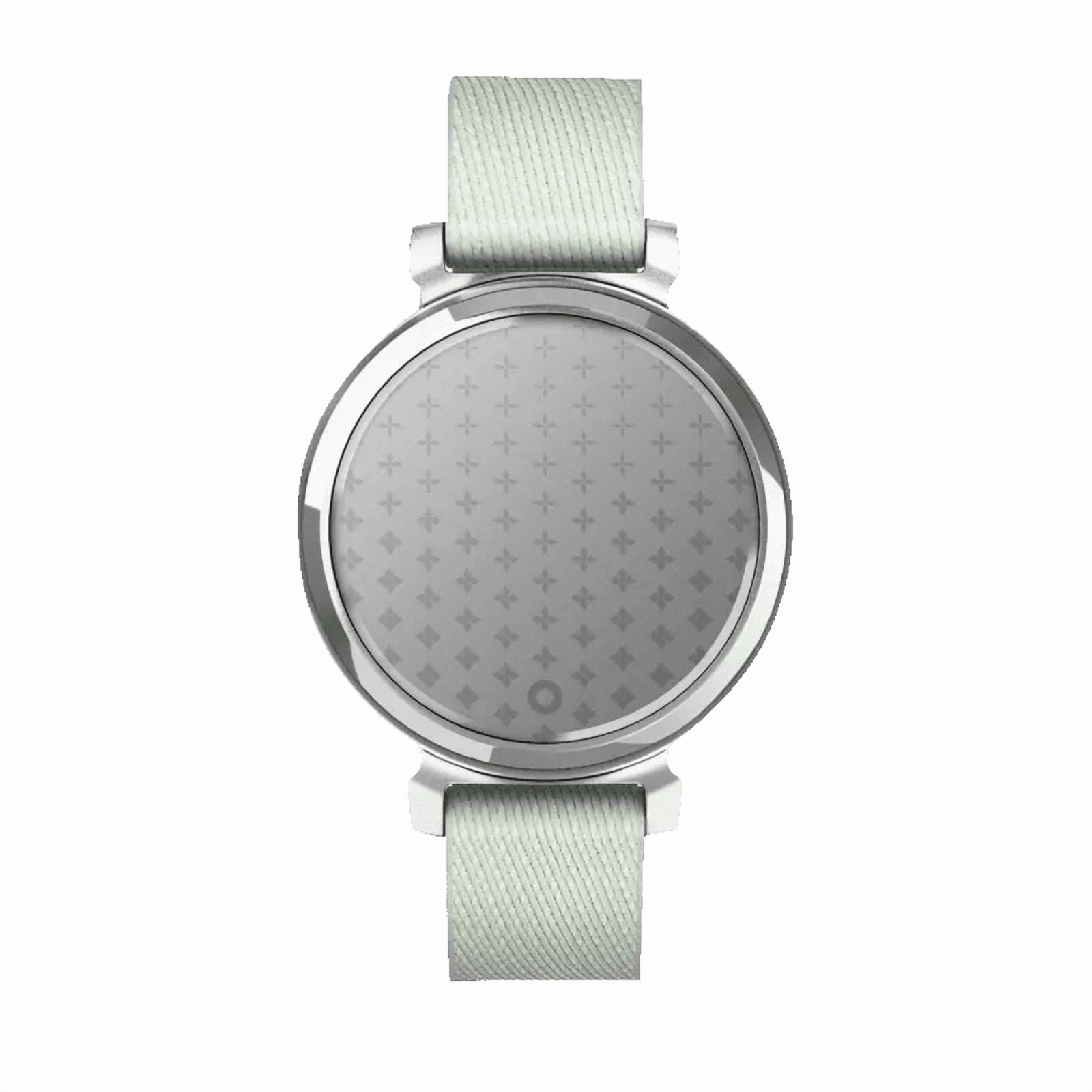 Garmin Lily 2 Classic, Silver with Sage Gray Nylon Band (Garmin Certified )