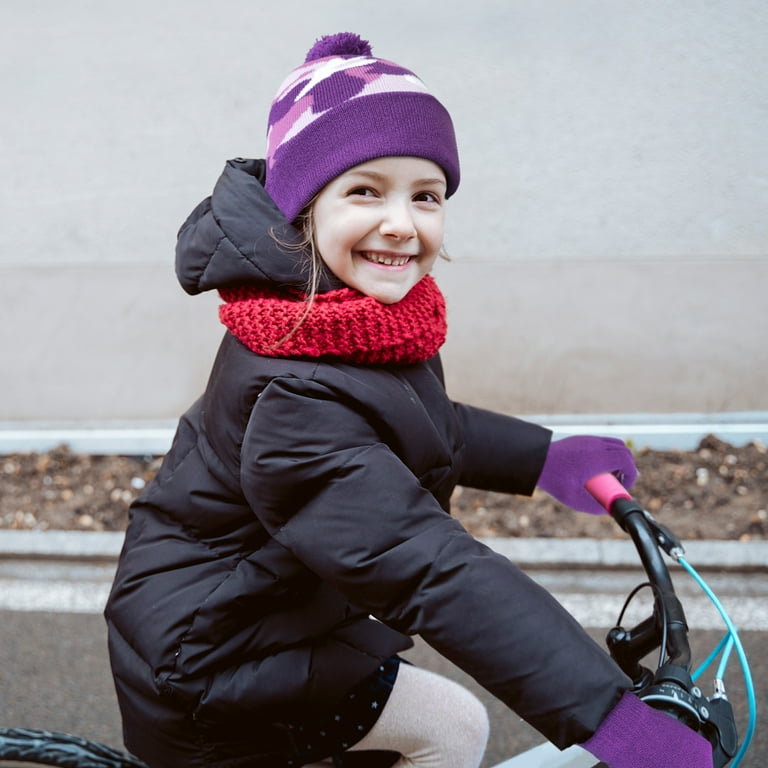 Girls purple best sale winter hat