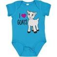 thumbnail image 3 of Inktastic I Love Goats Cute Goat Boys or Girls Baby Bodysuit, 3 of 5