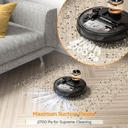 Geek Smart L8 Robot Vacuum Cleaner and Mop, LDS Navigation,Selective Room Cleaning,MAX 2700 PA Suction, Wi-Fi Connected APP