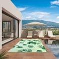 thumbnail image 3 of Eucalyptus Leaves Outdoor Rug for Patio/Deck/Porch, Non-Slip Large Area Rug 5 x 8 Ft, Sage Green Weeping Leaf Plants Spring Indoor Outdoor Rugs Washable Area Rugs, Camping Rug Carpet Runner, 3 of 8