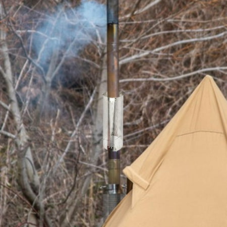 Tent Stove Chimney Pipe Fireplace Chimney Rain Caps Exhaust Pipe Stainless  Steel Tube Chimney Guard Rass Net for BBQ Tent | Walmart Canada
