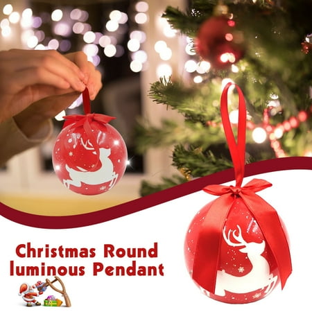 

WOXINDA Family Christmas decorations 2020 Christmas tree Round Pendant christmas ornamen