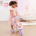 thumbnail image 4 of Teamson Kids Poussette de Jogging pour Poupées 16 Pouces Buggy Pliable Couleur Irisée, 4 of 10