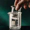 thumbnail image 4 of Vaso medidor de vidrio de borosilicato transparente de 50/100/150/250/500/1000 ml, resistente al calor, con escala transparente, utensilios de cocina, 4 of 5