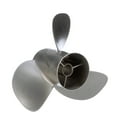 thumbnail image 2 of Quicksilver Bravo Three Propeller, 14.25Rx22RH, Matte Stainless, 2 of 5