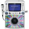 Singing Machine STVG785W CDG/MP3G Karaoke System with 7" Color Monitor and Record to USB with Microphone