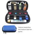 thumbnail image 4 of Bluetooth-compatible Headphone Storage Bag Camping Cable Organizer Inner Netting Headset Zipper EVA Pouches Earphone Accessories Blue, 4 of 6