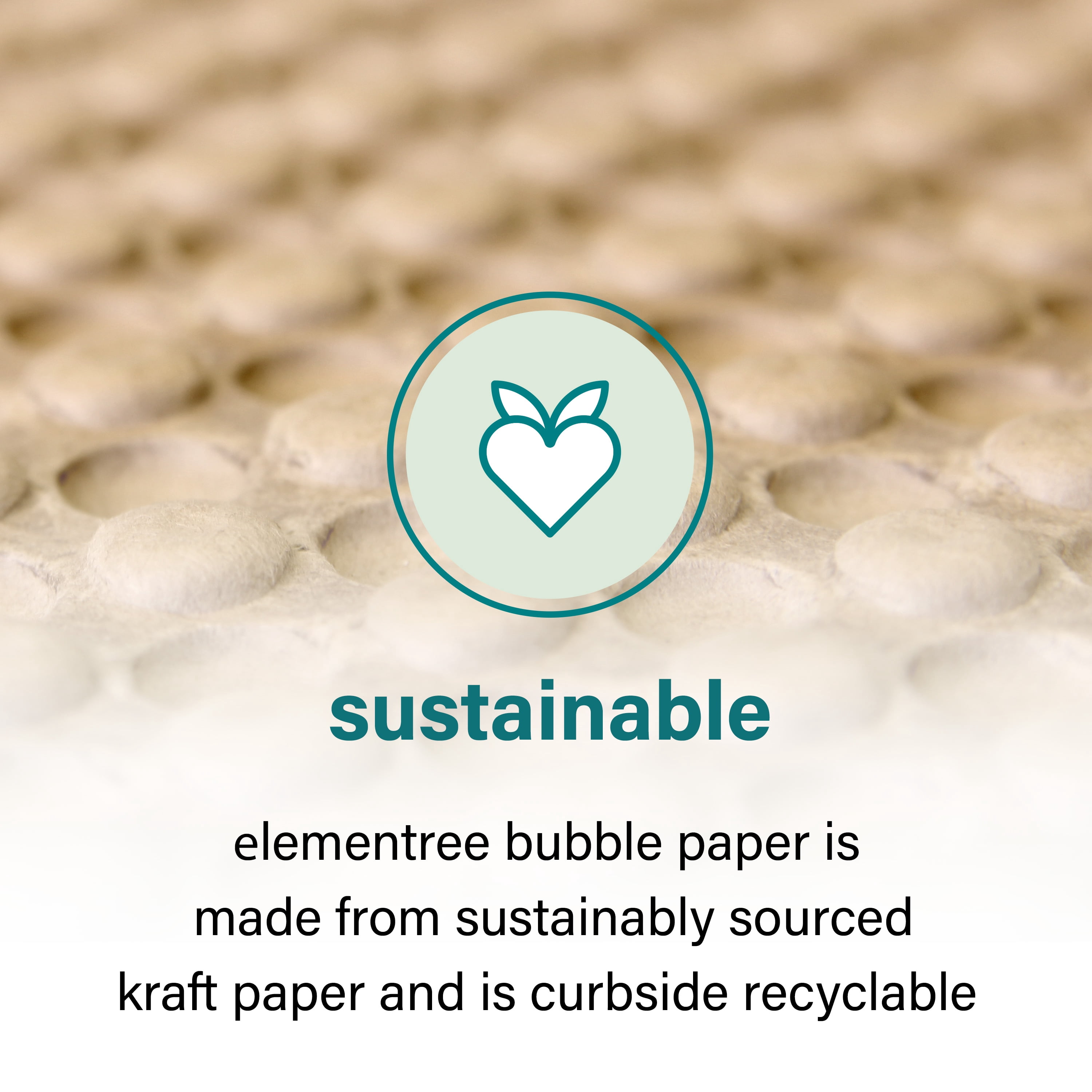 Elementree Paper Bubble Wrap Sheets for Packing, Moving, & Shipping - 84-Carton Pallet (21,000 Sheets) - 12" x 12" - Kraft Bubble Paper - Recyclable Cushioning Wrap - Made in the USA (01913PAL)