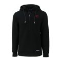 thumbnail image 2 of Men's Cutter & Buck  Black Cincinnati Reds City Connect Roam Eco Recycled Half-Zip Pullover Hoodie, 2 of 3