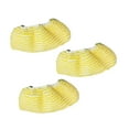 thumbnail image 3 of 3 piezas de fundas para trapeador de piso, tapete de tela lavable, almohadillas secas o húmedas, microfibra reutilizable Ronda amarilla, 3 of 9