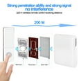 ANGGREK Deaf Caller, Wireless Button Door Bell Patient Elderly Deaf