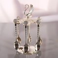 thumbnail image 1 of Stainless Steel Creative Dinnerware Set Decorative Swan Base Holder with 6 Spoons for Coffee Fruit Dessert Stirring Mixing, 1 of 7