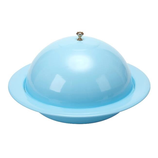 VENTO CERAMIC COATED METAL 13' COVERED BOWL TURQUOISE