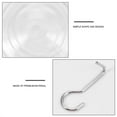 thumbnail image 4 of 8pcs Suction Cup Hooks Multi-purpose Suction Cup Hooks Suction Hooks For Bathroom Kitchen Shower, 4 of 8