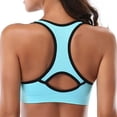 thumbnail image 5 of Fesfesfes 5-Pack Womens Sports Bras Racerback Sports Bras High Impact Sports Bras for Women Seamless Workout Activewear Bra, 5 of 8