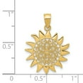 thumbnail image 4 of 14K Yellow Gold Charm Pendant 20 mm 18 Polished Filigree Sun, 4 of 4