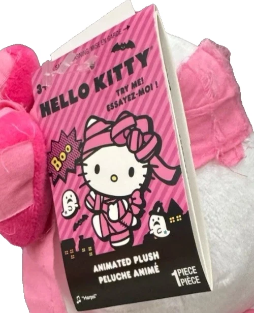 2025 Hello Kitty Pink Mummy Halloween 12” Dancing Side Stepper NEW