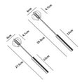 thumbnail image 5 of Sunjoy Tech 2Pcs Egg Beater Non-stick Stainless Steel Hand Mixer Set Effortless Blending Whisk for Home Kitchen Bakery, 5 of 8