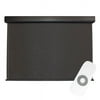 Keystone Fabrics Motorized PVC Outdoor Patio Sun Shade 10ft Wide (Dark Brown)