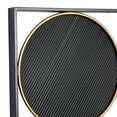 thumbnail image 5 of CosmoLiving by Cosmopolitan Black Metal Half Moon Geometric Wall Decor with Gold Detailing, 5 of 14