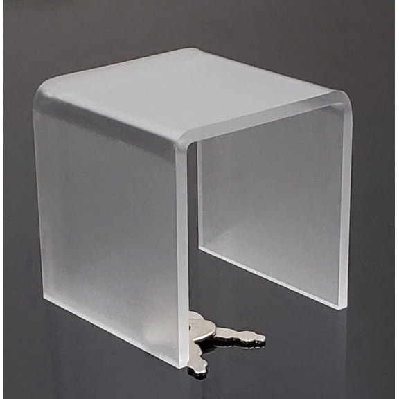 T'z Tagz Rare Single Unit 2x2x2 Small Acrylic Riser Display Holders (Frosted)