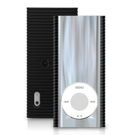 - MACALLY MIRAGE REFLECTIVE BLACK CLEAR CASE HARD COVER FOR iPOD NANO 5th GEN 5G 5