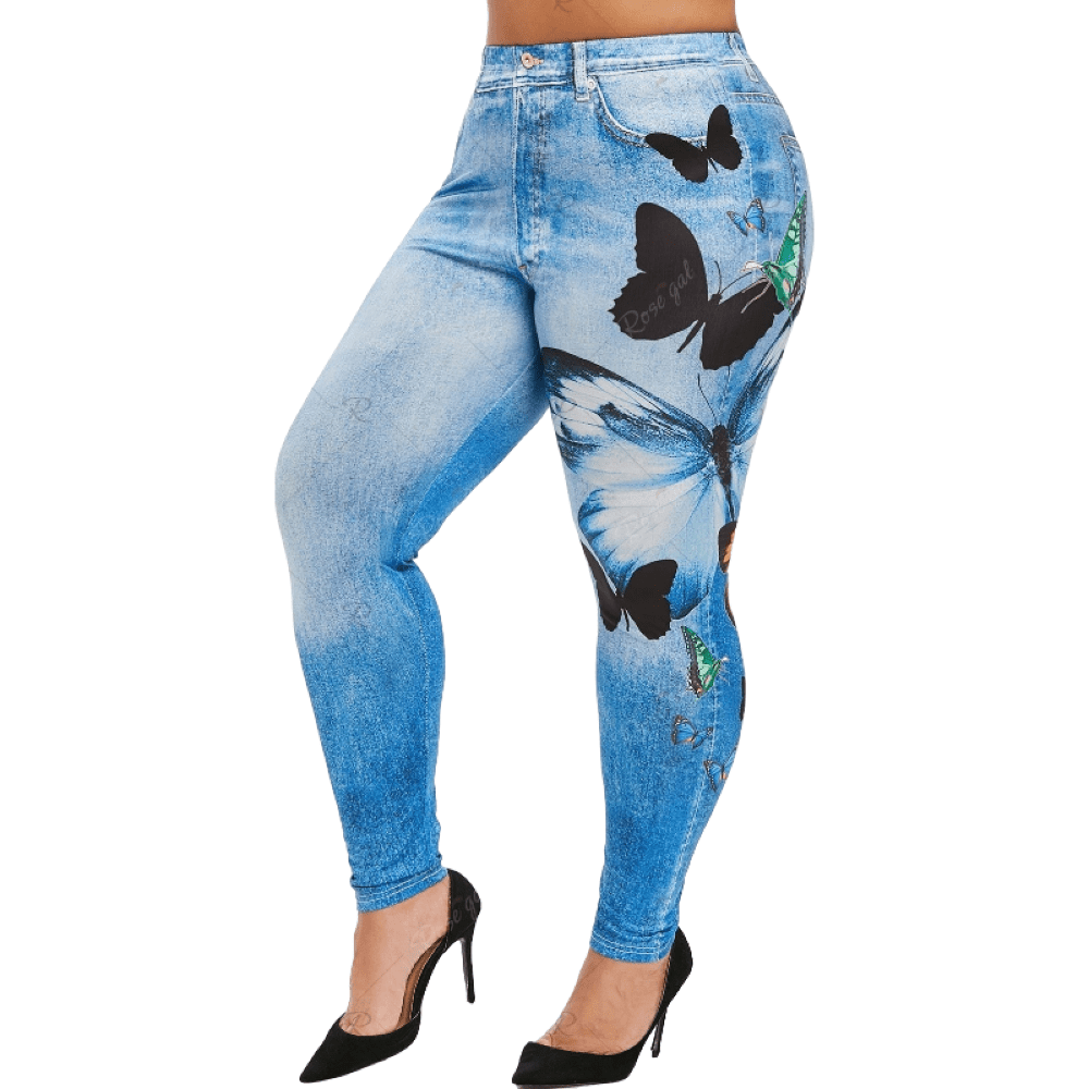 plus size skinny jeggings