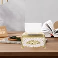 thumbnail image 4 of Retro Tissue Box Holder Delicate Tissue Box Luxury Napkin Box Desktop Decoration, 4 of 9