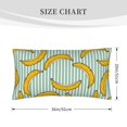 Cute Banana Texture King Pillow Cases, Soft King Size Pillow Cases