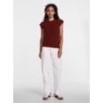 thumbnail image 3 of Scenario Women's Sweater with Flutter Sleeves, Lightweight, Sizes XS-XXXL, 3 of 6