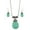 Turquoise, variant on Tear Drop Shaped Natural Gemstones Necklace Earring Set