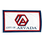 APFoo City of Arvada flag, Colorado State Flags Banner Home Yard Garden Decor 3x5Feet
