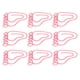 thumbnail image 2 of 100 Uds Clip de papel forma de pie lindo antideslizante clip portátil para marcador archivo de documentos de oficina, 2 of 8
