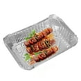 BESTOMZ 30pcs 570ml Disposable BBQ Drip Pan Tray Aluminum Foil Tin