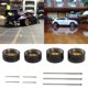 thumbnail image 3 of Juego de 2x 4 neumáticos denteros y traseros y con accesorios de bujes mm para autos de carreras a esca 1/64 Zulema Neumático de llanta de goma, 3 of 8