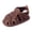 Coffee, variant on WUANDIXFA Baby Boys Sandals Rubber Sole Closed-Toe Non-Slip Shoes Toddler Soft First Walkers Toddler Shoes (Coffee, 6)