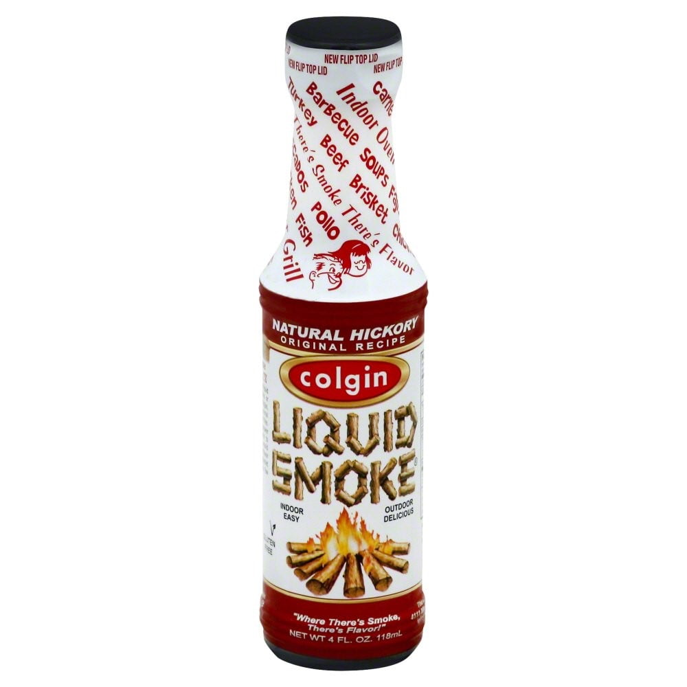 Colgin Liquid Smoke Natural Hickory Flavor Gluten-Free Cooking Sauce, 4 fl oz