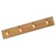 thumbnail image 1 of Perchero de Pared con 4 para Llaves, Pasillos, Puertas, Ropa, Sombreros, Batas, Etc., 1 of 5