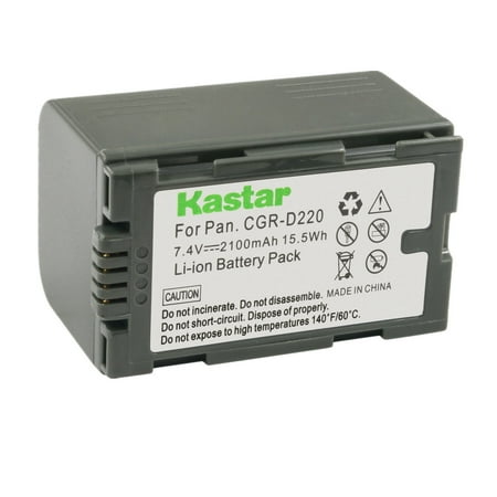 Kastar 1-Pack CGR-D16 Battery Replacement for Panasonic NV-DS35  NV-DS37  NV-DS38  NV-DS50  NV-DS55  NV-DS60  NV-DS65  NV-DS68  NV-DS77  NV-DS77B  NV-DS80  NV-DS88  NV-DS89  NV-DS99  NV-DS150 Camera