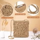 thumbnail image 2 of Bolso bandolera de paja, bolso tejido para mujer, cartera de mimbre de playa de verano, 2 of 5