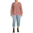 thumbnail image 2 of Terra & Sky Women's Plus Pull On Boyfriend Jeans, 2 of 5