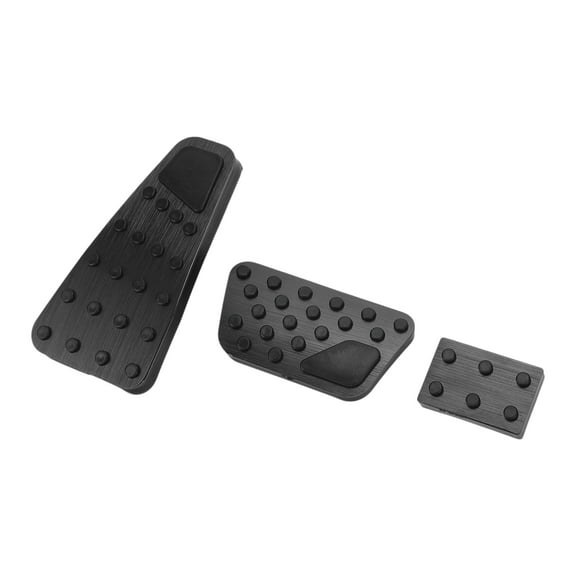 Unique Bargains 1 Set Automatic Foot Pedal Pads Foot Accelerator Pedal Covers for Dodge for RAM 1500 2010-2018 Aluminum Alloy Black